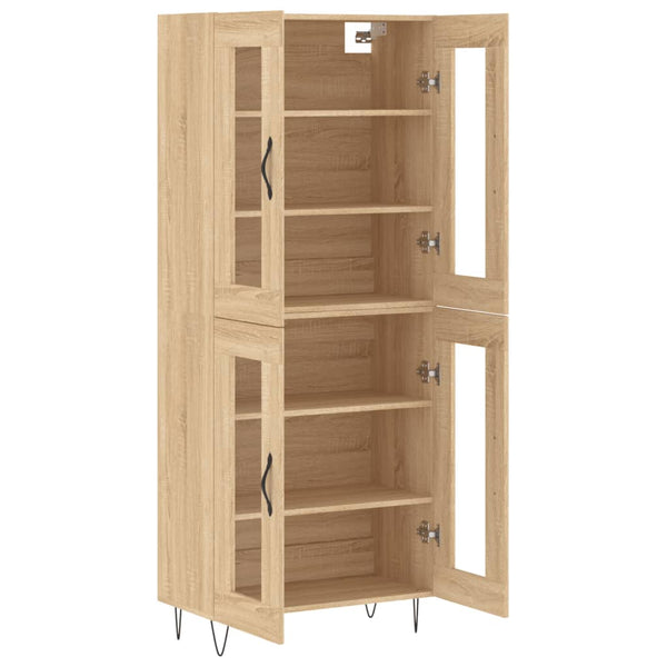 Kaappi Sonoma tammi 69,5x34x180 cm tekninen puu