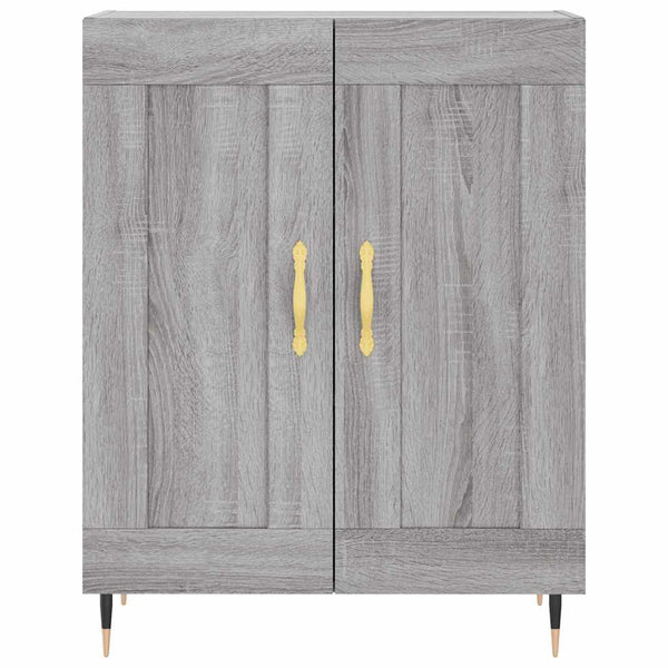 Kaappi harmaa Sonoma 69,5x34x180 cm tekninen puu