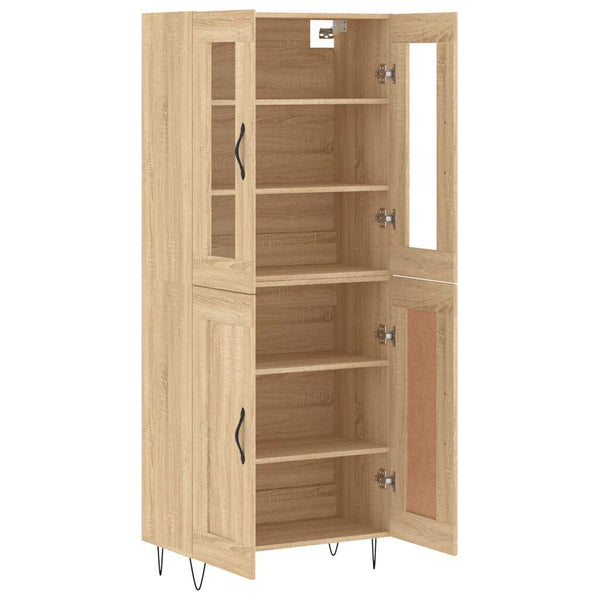 Kaappi Sonoma tammi 69,5x34x180 cm tekninen puu