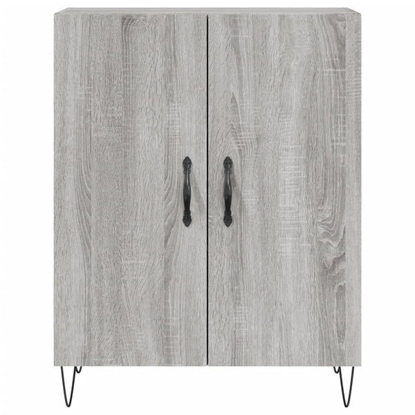 Kaappi harmaa Sonoma 69,5x34x180 cm tekninen puu (68)