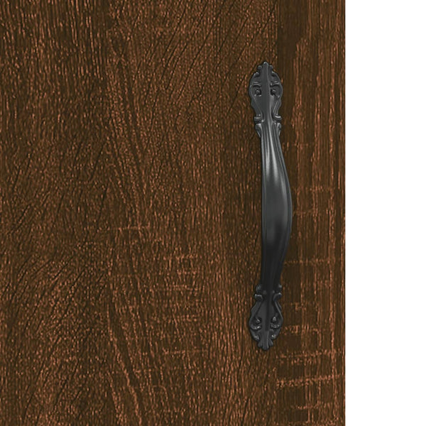 Kaappi ruskea tammi 69,5x34x180 cm tekninen puu