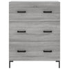 Kaappi harmaa Sonoma 69,5x34x180 cm tekninen puu (64)