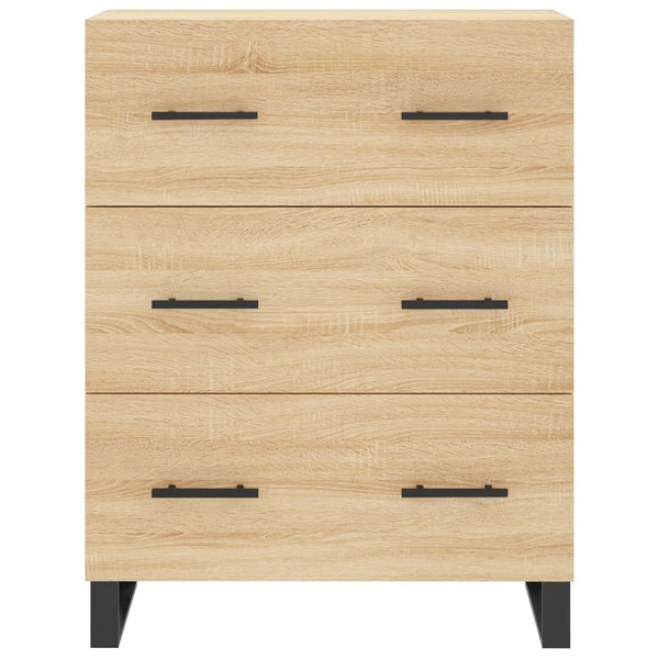 Kaappi Sonoma tammi 69,5x34x180 cm tekninen puu (68)