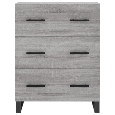 Kaappi harmaa Sonoma 69,5x34x180 cm tekninen puu