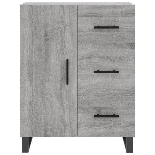 Kaappi harmaa Sonoma 69,5x34x180 cm tekninen puu