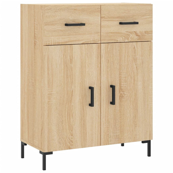 Kaappi Sonoma tammi 69,5x34x180 cm tekninen puu (63)