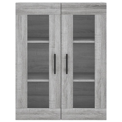 Kaappi harmaa Sonoma 69,5x34x180 cm tekninen puu