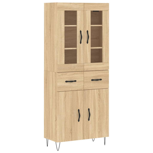 Kaappi Sonoma tammi 69,5x34x180 cm tekninen puu