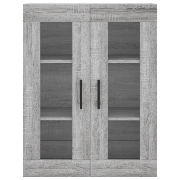 Kaappi harmaa Sonoma 69,5x34x180 cm tekninen puu