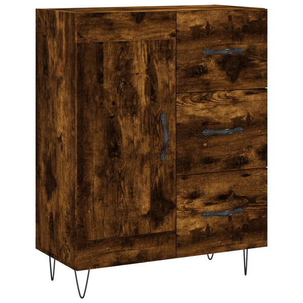Tekninen puu 69,5x34x180 cm savutammi-kaappi