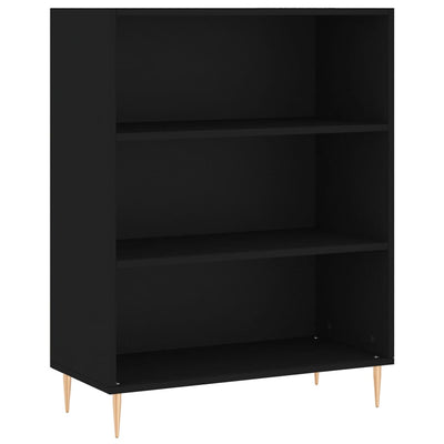 Kaappi musta 69,5x34x180 cm tekninen puu