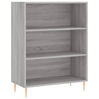 Kaappi harmaa Sonoma 69,5x34x180 cm tekninen puu