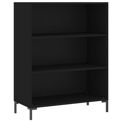 Kaappi musta 69,5x34x180 cm tekninen puu