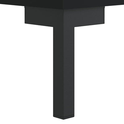 Kaappi musta 69,5x34x180 cm tekninen puu