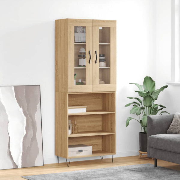 Kaappi Sonoma tammi 69,5x34x180 cm tekninen puu