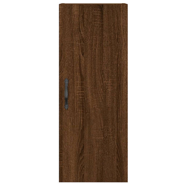 Kaappi ruskea tammi 34,5x34x180 cm tekninen puu