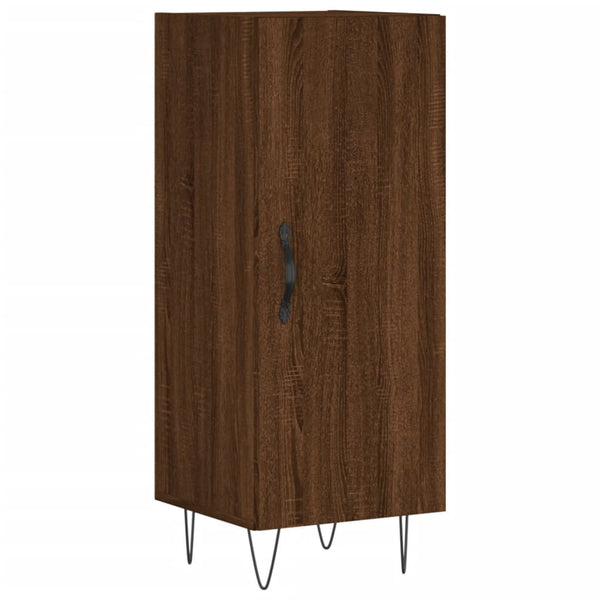 Kaappi ruskea tammi 34,5x34x180 cm tekninen puu