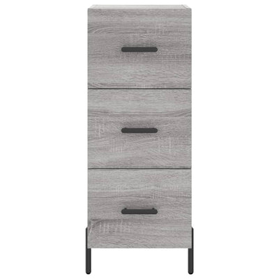 Kaappi harmaa Sonoma 34,5x34x180 cm tekninen puu