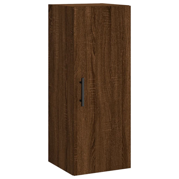 Kaappi ruskea tammi 34,5x34x180 cm tekninen puu