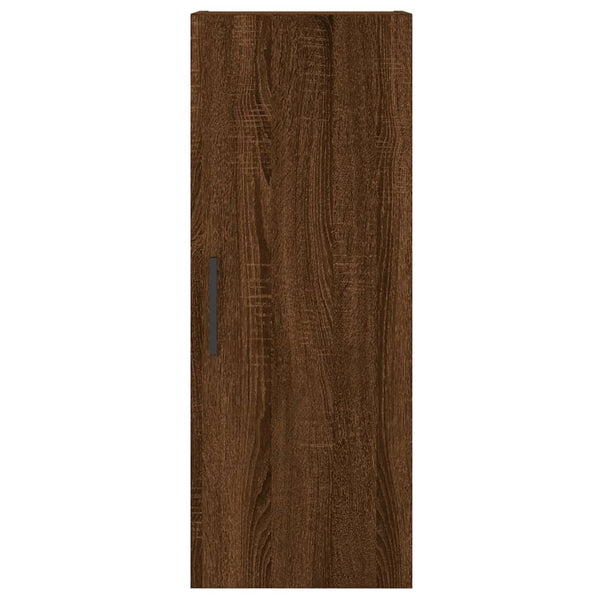 Kaappi ruskea tammi 34,5x34x180 cm tekninen puu