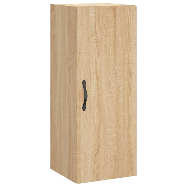 Kaappi 34,5x180x34 cm teknisestä puusta Sonoma-tammi