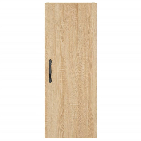 Kaappi 34,5x180x34 cm teknisestä puusta Sonoma-tammi