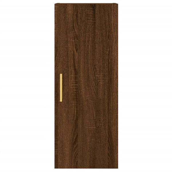Kaappi ruskea tammi 34,5x34x180 cm tekninen puu