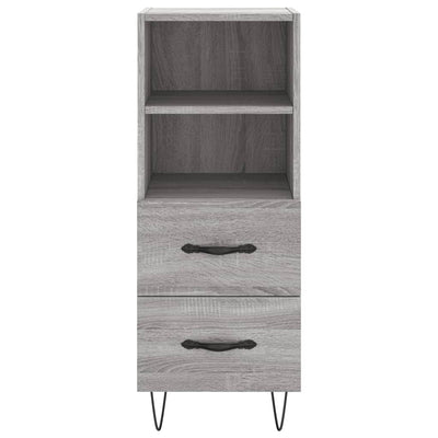 Kaappi harmaa Sonoma 34,5x34x180 cm tekninen puu
