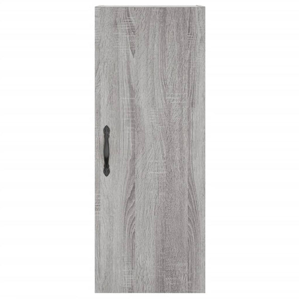 Kaappi 34,5x34x180 cm harmaasta teknisestä puusta Sonoma
