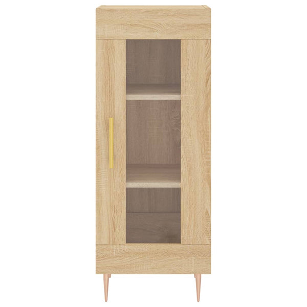 Kaappi teknisestä puusta 34,5x34x180 cm Sonoma-tammi