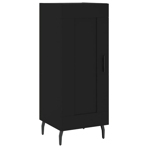 Kaappi musta 34,5x34x180 cm tekninen puu