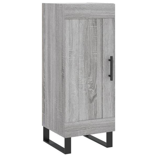 34,5x34x180 cm harmaasta teknisestä puusta Sonoma-kaappi
