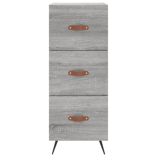 Kaappi harmaa Sonoma 34,5x34x180 cm tekninen puu