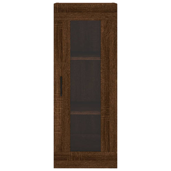 Kaappi ruskea tammi 34,5x34x180 cm tekninen puu