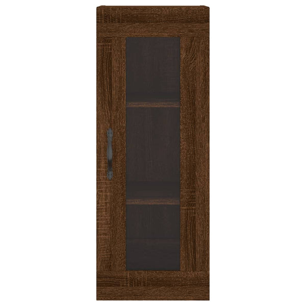Kaappi ruskea tammi 34,5x34x180 cm tekninen puu