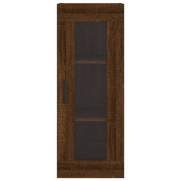 Kaappi ruskea tammi 34,5x34x180 cm tekninen puu