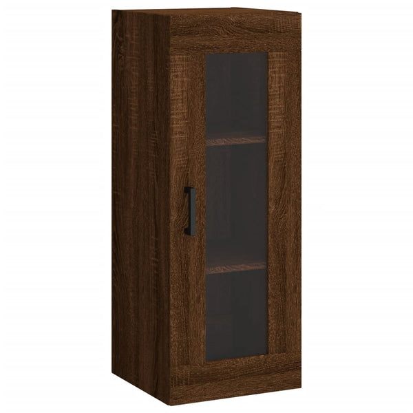 Kaappi ruskea tammi 34,5x34x180 cm tekninen puu