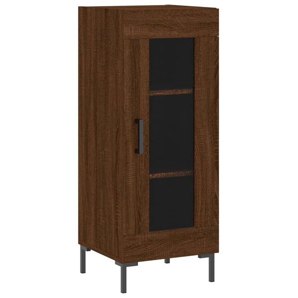Kaappi ruskea tammi 34,5x34x180 cm tekninen puu