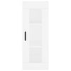 Kaappi valkoinen 34,5x34x180 cm tekninen puu