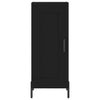 Kaappi musta 34,5x34x180 cm tekninen puu