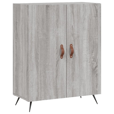 Kaappi harmaa Sonoma 69,5x34x180 cm tekninen puu