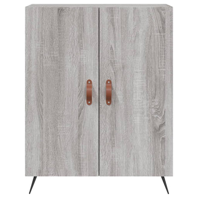 Kaappi harmaa Sonoma 69,5x34x180 cm tekninen puu
