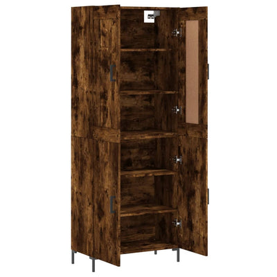 Kaappi savutammi 69,5x34x180 cm tekninen puu