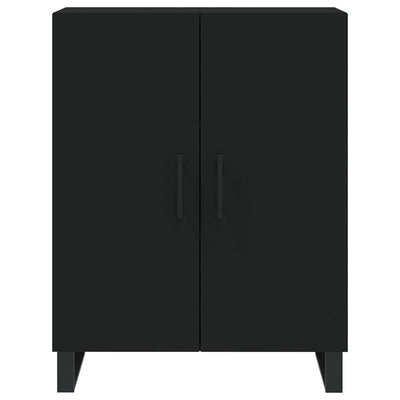 Kaappi musta 69,5x34x180 cm tekninen puu
