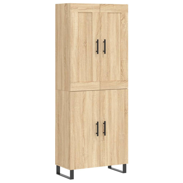 Kaappi Sonoma tammi 69,5x34x180 cm tekninen puu (88)