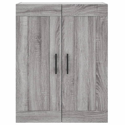 Kaappi harmaa Sonoma 69,5x34x180 cm tekninen puu