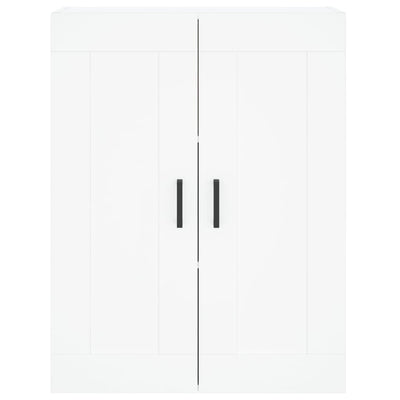 Kaappi valkoinen 69,5x34x180 cm tekninen puu