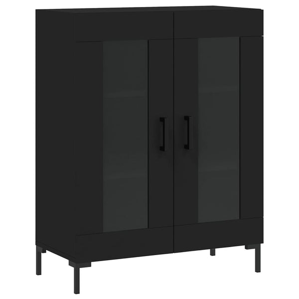 Kaappi musta 69,5x34x180 cm tekninen puu