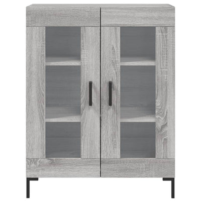 Kaappi harmaa Sonoma 69,5x34x180 cm tekninen puu