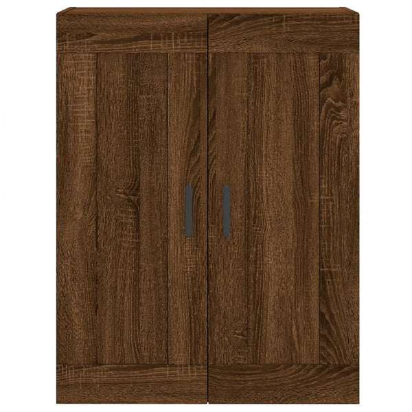 Kaappi ruskea tammi 69,5x34x180 cm tekninen puu